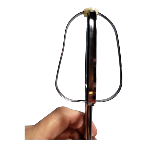 Oster mixer attachments 2 dough hooks 2 standard beaters  silver tone metal - Picture 7 of 7